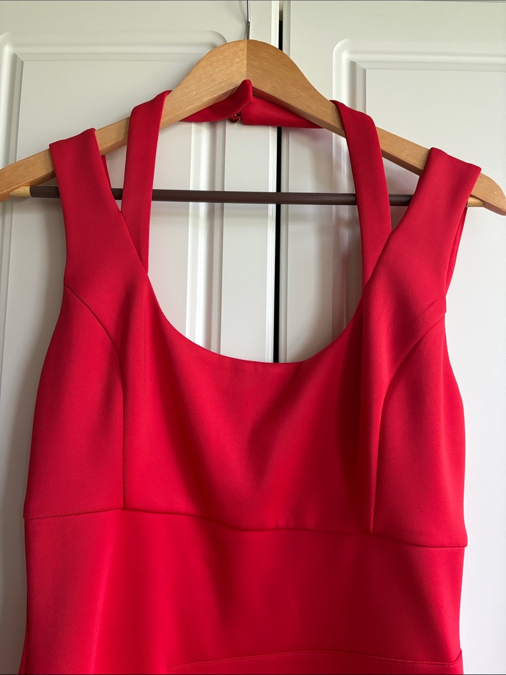 Guess 10 Red Sleeveless Scoop Neck Women's Dress